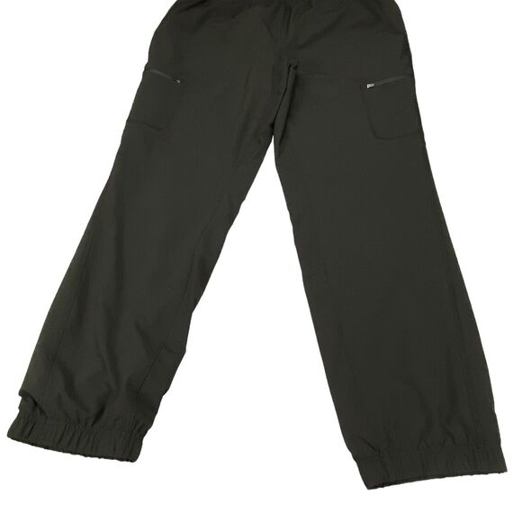 Eddie Bauer Lined Sweatpants Womens Size 14 Black  Elastic Waist Drawstring - Picture 10 of 16